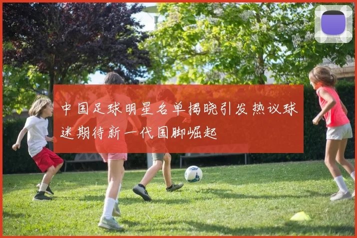 中国足球明星名单揭晓引发热议球迷期待新一代国脚崛起