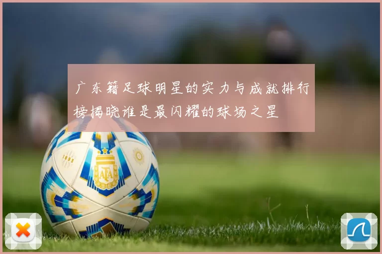 广东籍足球明星的实力与成就排行榜揭晓谁是最闪耀的球场之星